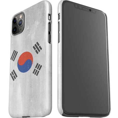 South Korean Flag Distressed iPhone 11 Pro Max Lite Case
